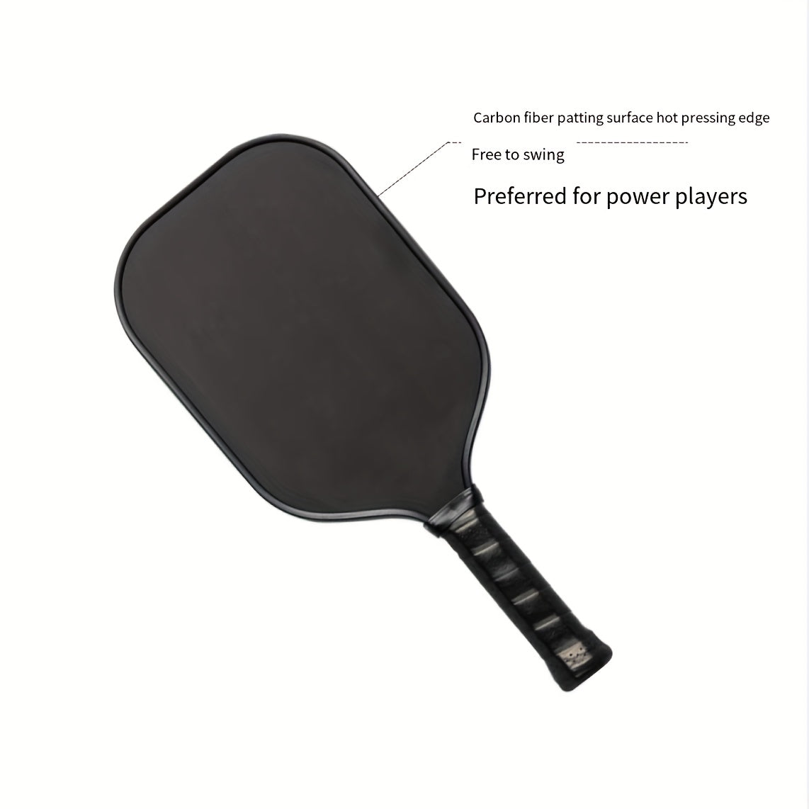 Fiberglass Pickleball Set with 2 Rackets, 4 Balls, Bag