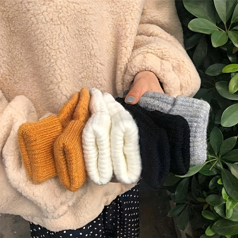 3 Pairs Thickened Touch Screen Winter Gloves