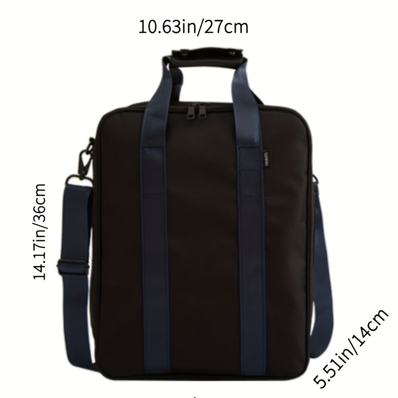 Hangable Nylon Travel Bag Large Capacity Portable Shoulder Crossbody Bag