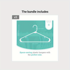 Plastic Coat Hanger for Closet Coats & Shirts