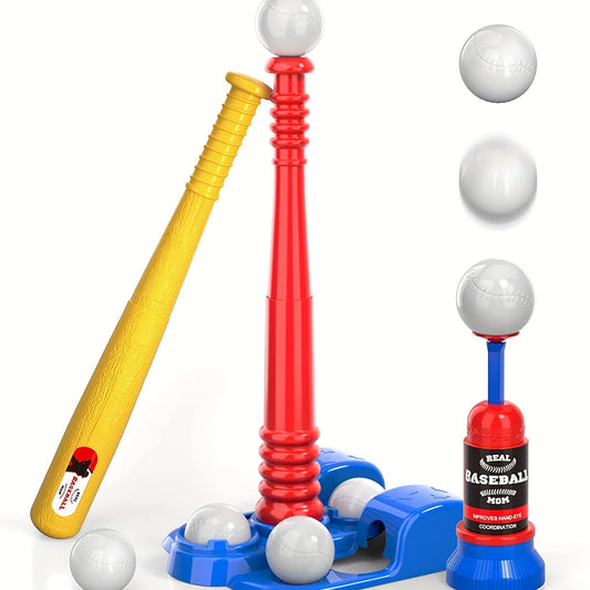 Kids Baseball Set with Pitching Machine
