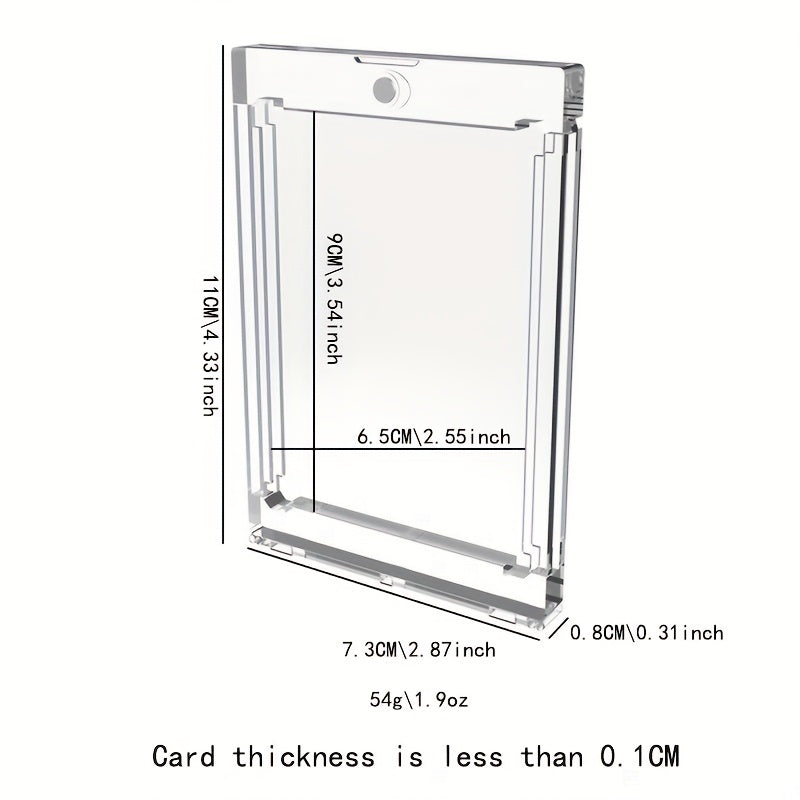 5PCS Ultraman Card Brick Strong Magnetic Protection Sleeve Transparent Box CRAZE 5PCS Ultraman Card Brick Strong Magnetic Protection Sleeve Transparent Box CRAZE