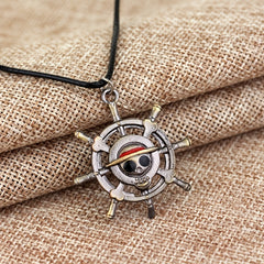 Anime Skeleton Pendant Necklace Pirates Cosplay Gift For Anime Fans