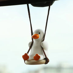 Swing Duck Pendant Car Rearview Mirror Ornament