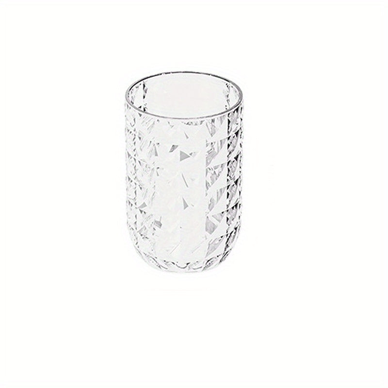 Portable Diamond Rinse Cup and Toothbrush Set