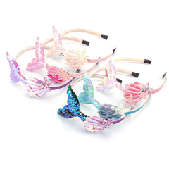 Girls Sequin Mermaid Headband Hair Accessories