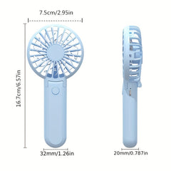 Cartoon Shape Handheld Fan USB Rechargeable Pocket Fan