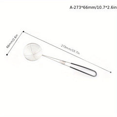 Stainless Steel Skimmer Ladle Long Handle Anti-scalding Hot Pot Filter Spoon