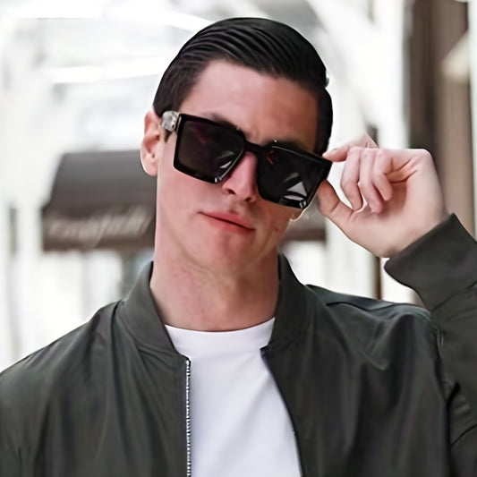 Men's Square Retro Punk Rock Hip Hop Sunglasses