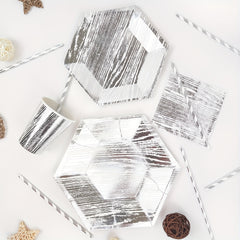 Disposable Dinnerware Set Paper Plates Napkins Cups Party Decoration