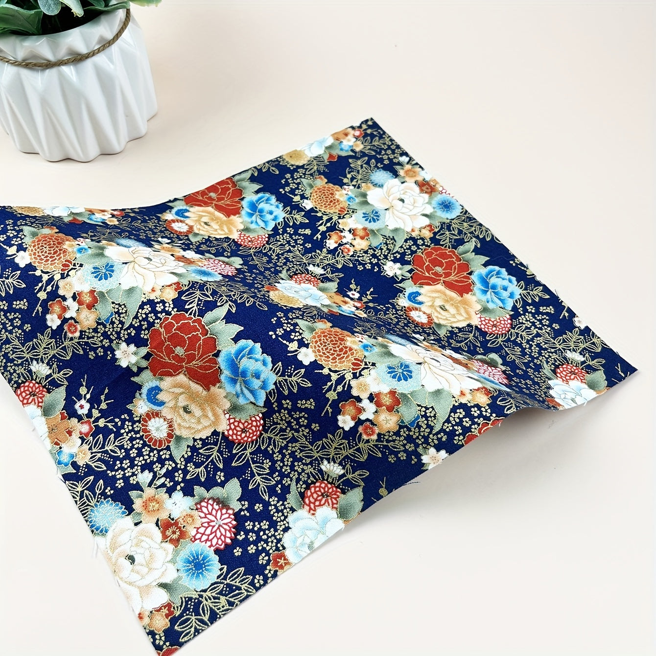 5pcs Japanese Printed Cotton Fabric For Clothing And Handicrafts