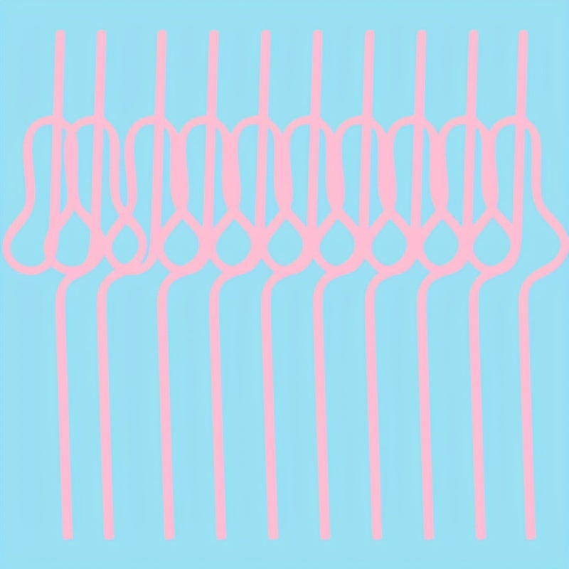 10pcs Bachelorette Party Straws Bridal Shower Decorations