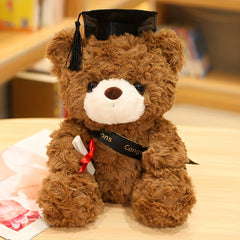 Graduation Bear Doll 9.1in Two Colors Halloween Thanksgiving Christmas Gift