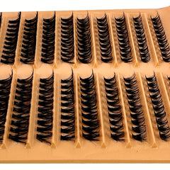 200pcs Faux Mink D Curling DIY Eyelash Clusters 30P 40P 10 16mm Mixed
