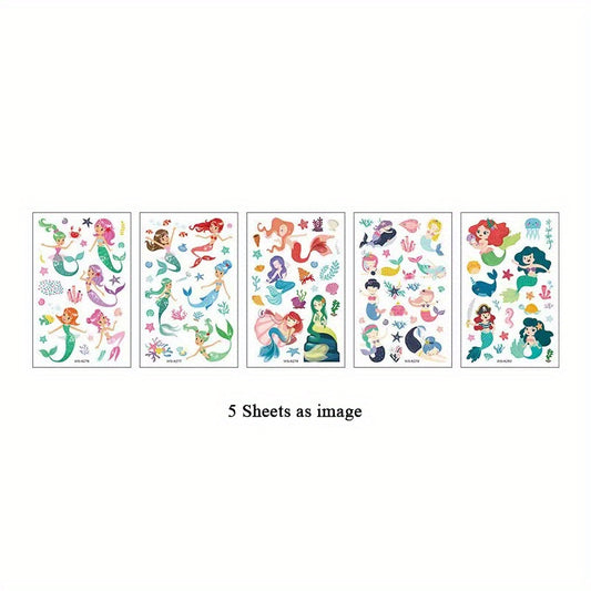 Herbal Tattoo Stickers Waterproof Long lasting Clavicle Arm Simulation