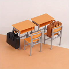 6pcs Mini Simulation Desk Set DIY Decoration Props