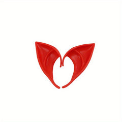 Pair of Long Short Fairy Ears Latex Cosplay Props Costume