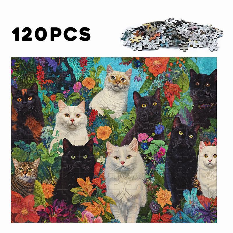Garden Exploration Cat Puzzle Brain Teaser Gift