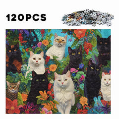 Garden Exploration Cat Puzzle Brain Teaser Gift