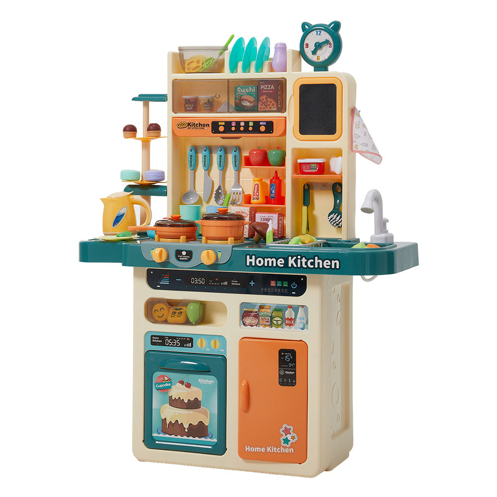 Deluxe Kids Kitchen Toy Set with Spray Mist & Steamer