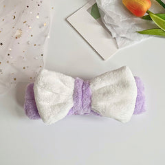 Coral Fleece Butterfly Headband Hairband Makeup Headband Female Hair Accessories
