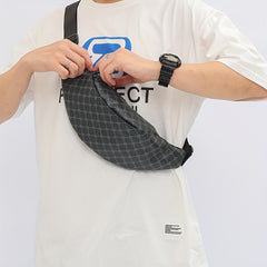 Men's Leather Multifunctional Waist Bag Fanny Pack Messenger Bag