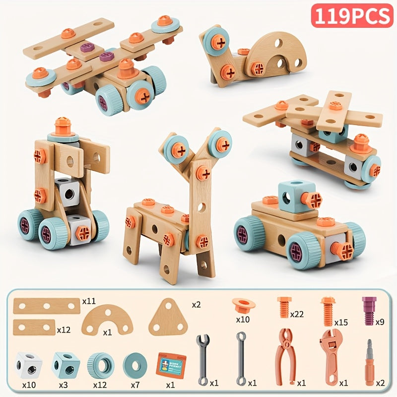 119pc ABS Screw Block Kit