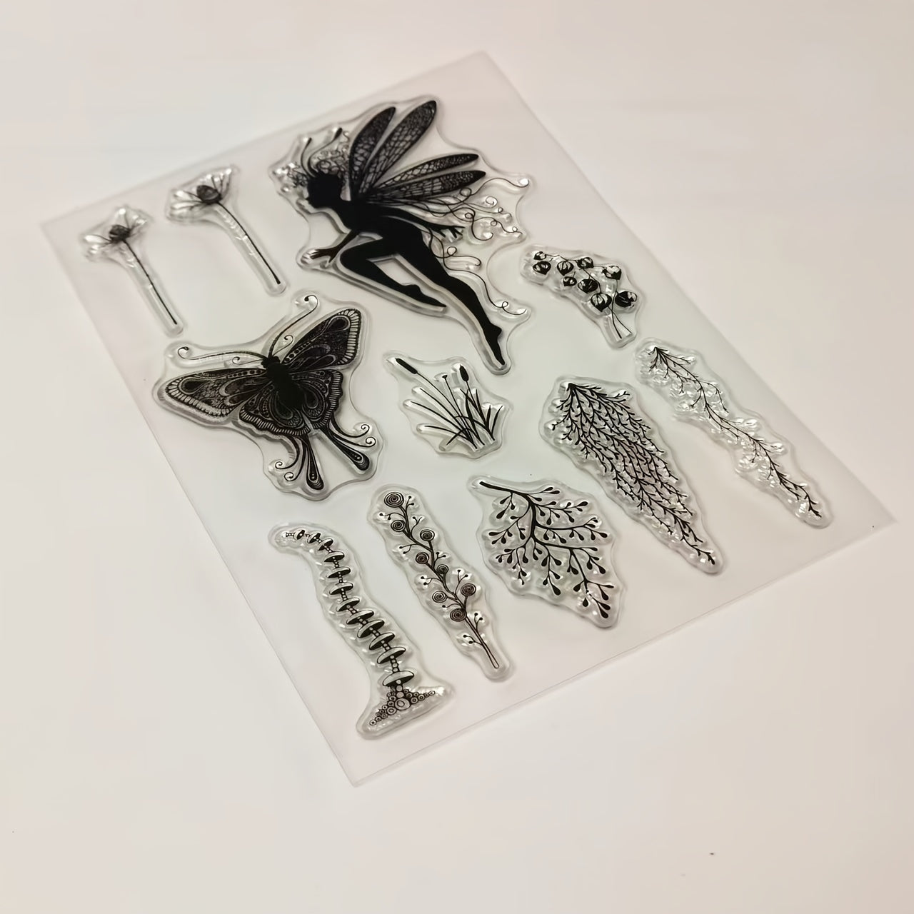 Flower Fairy Butterfly Stamp For Craft