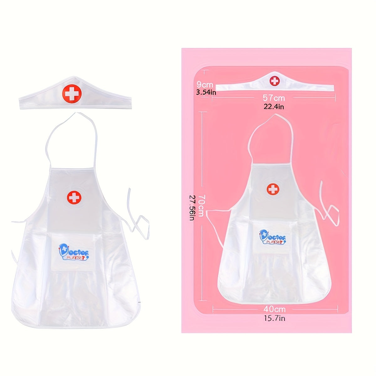 Kids Medical Doctor Role Playing Costume Set