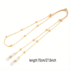 Stainless Steel Glasses Chain Anti Slip Eyeglasses Lanyard Strap