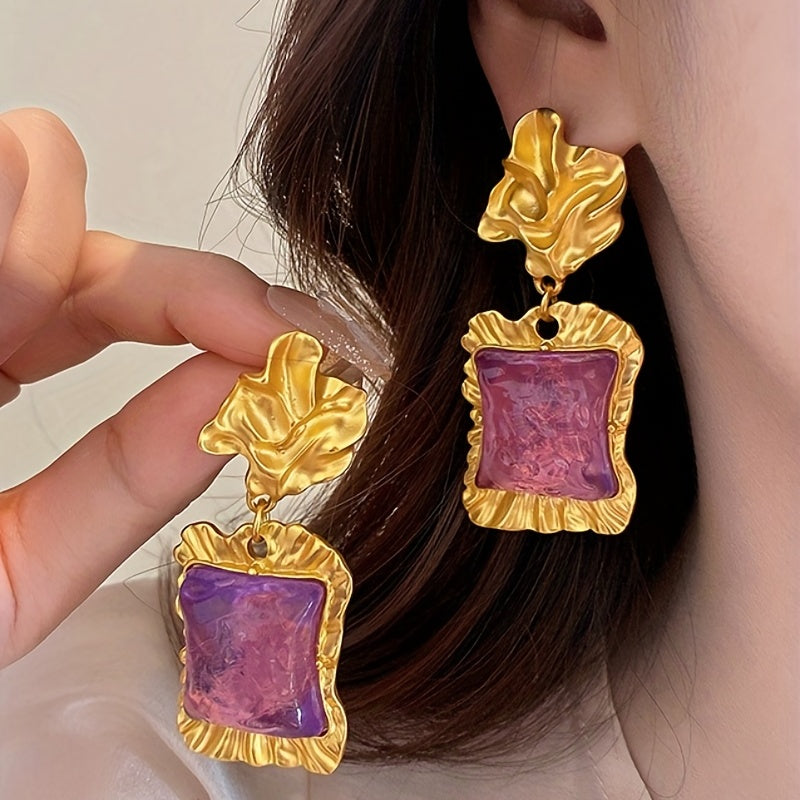 Temperament Flower Pearl Earrings Light Ear Jewelry
