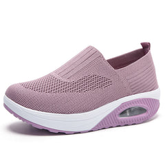 Breathable Slip on Running Sneakers Anti-Slip Air Cushion Casual Shoes