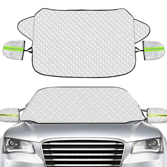 Car Snow Cover Front Windshield Waterproof Magnetic Sunshade Cover