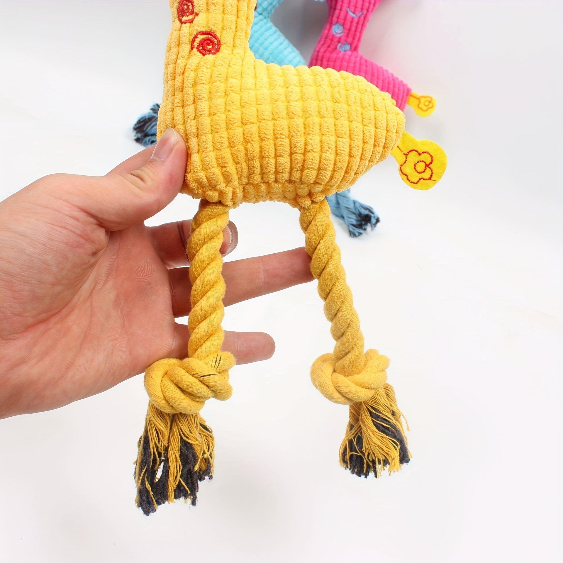 Pet Dog Rope Plush Fawn Toy Chew Supplies