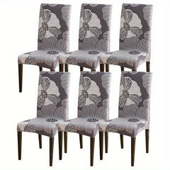 Printed Stretch Dining Chair Slipcover - Chair Protector for Living Room