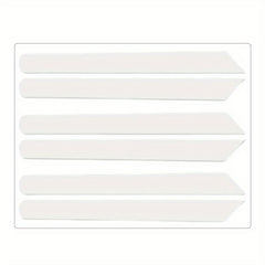 6pcs Reusable Silicone Lash Lift Tape Pads Eyelash Perm Pads Makeup Tool