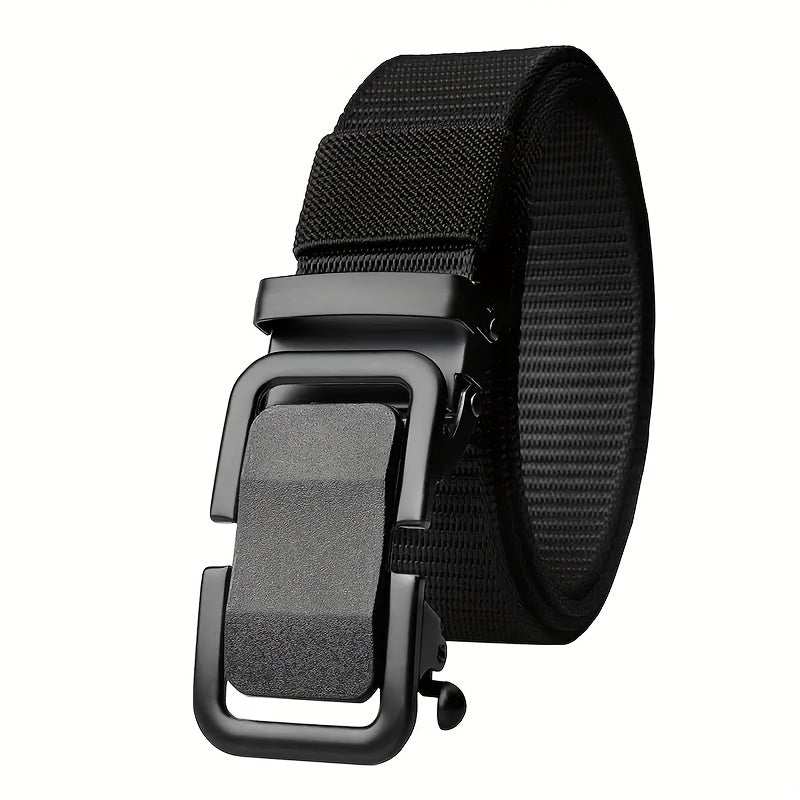 Metal Buckle Belt Unisex Nylon Canvas Casual Tactical Jeans Pants Belt