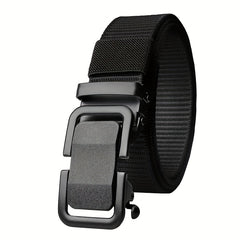 Metal Buckle Belt Unisex Nylon Canvas Casual Tactical Jeans Pants Belt