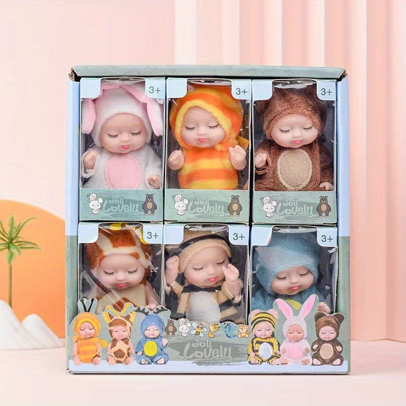 Simulative Sleep Doll Little Reborn Baby Comfort Doll For Boy Girl Toy Gift