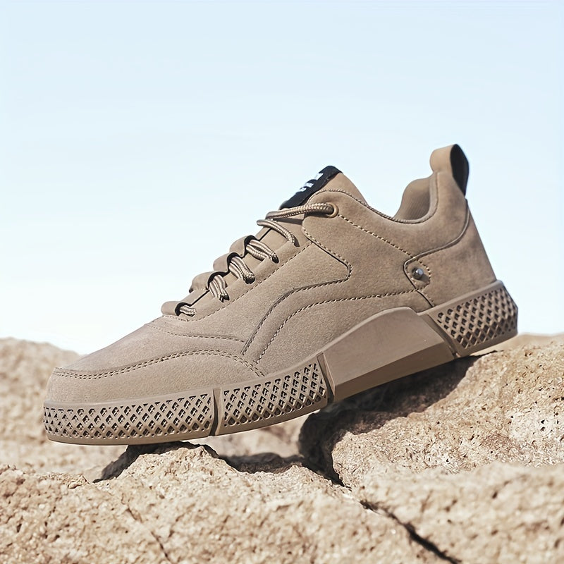 Men's Khaki Walking Skate Shoes
