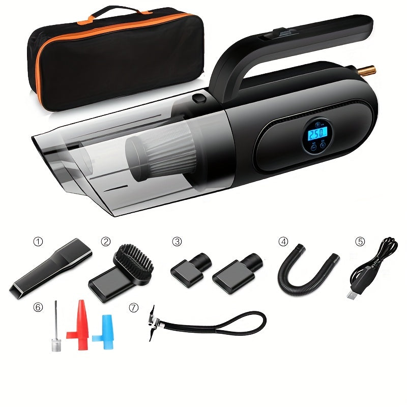 12V Car Vacuum Cleaner with Wireless Charging Function