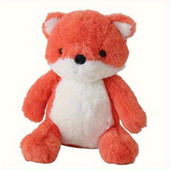Soft Plush Fox Toy Red Stuffed Animal Fluffy Home Decor Photo Prop
