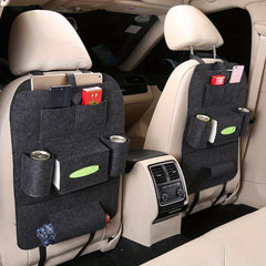 2pcs Car Back Seat Travel Storage Bag for Kids Toys Tissue Umbrella iPad