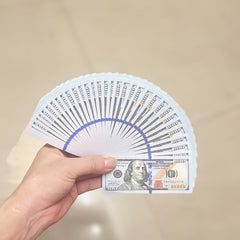 100pcs Realistic US Dollar Bills Film Props for Party Decorations