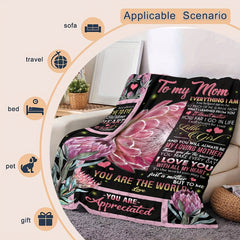 Digital Printed Warm Soft Blanket for Sofa Bed Office Nap