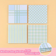 Wave Grid Texture Convenience Stickers Office Stickers Small Sentiment