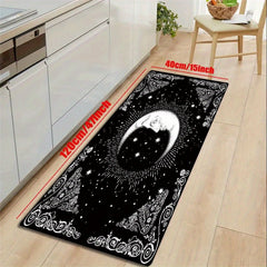 Soft Kitchen Rug And Moon Absorbent Mat Anti Fatigue Rug Runner Throw Rug