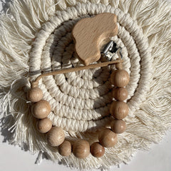 Beech Pacifier Chain Anti-drop Holder Clip