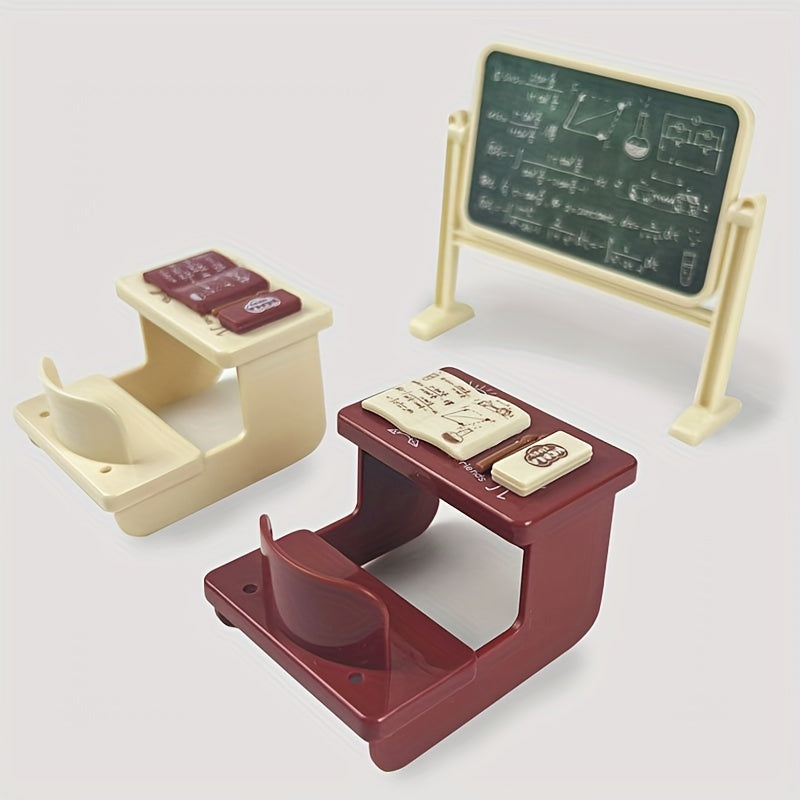 Classroom Dollhouse Accessories Role Playing DIY Gift