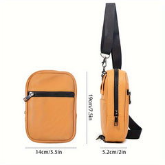 Solid Small Ladies Shoulder Bag with Adjustable Strap for Travel and Work
